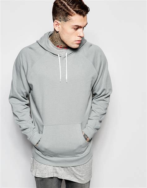 designer grey hoodie men.